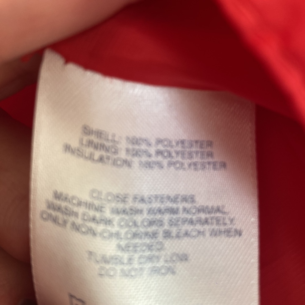 Land’s End Primaloft Red Thin Layer Vest Size Medium - Picture 5 of 8